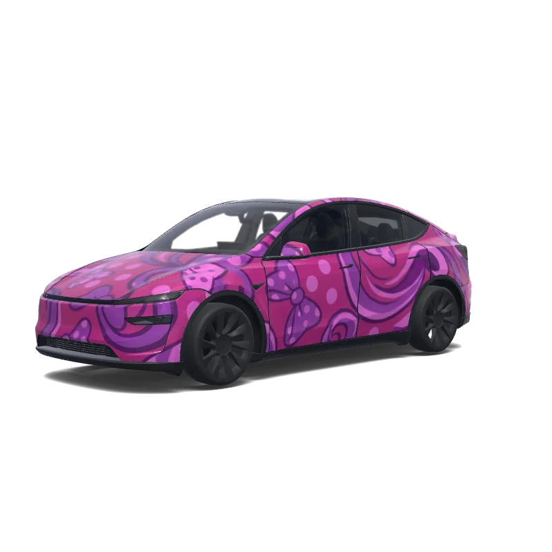 Tesla Model Y (2025+ Premium) custom wrap design