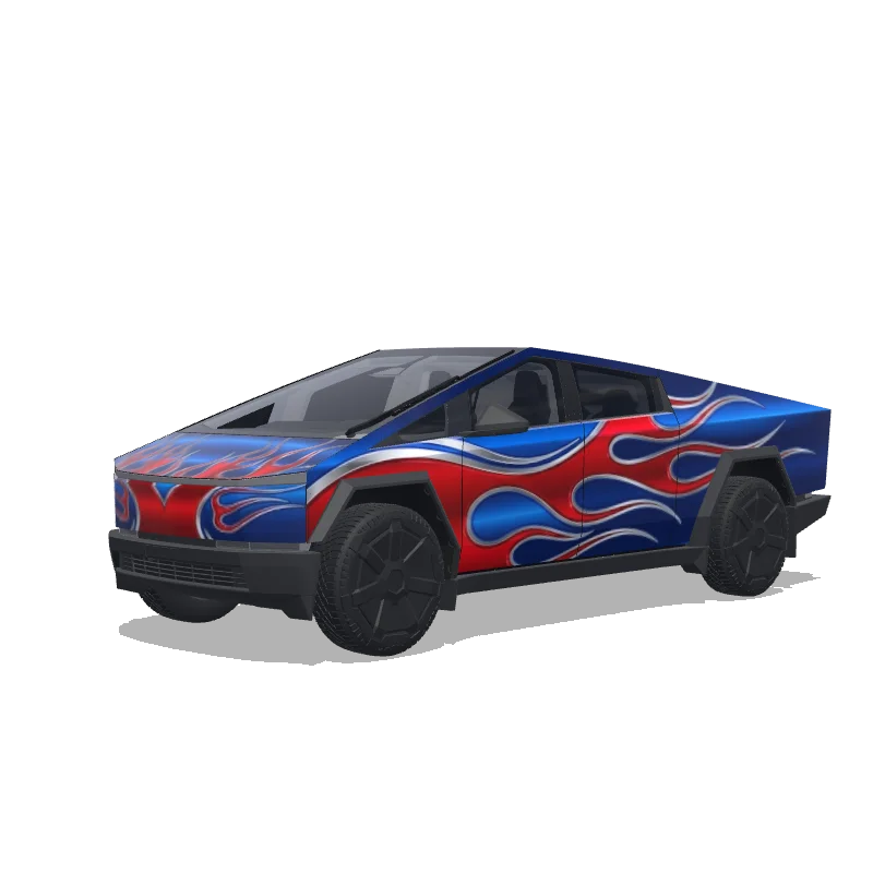 Tesla Cybertruck custom wrap design