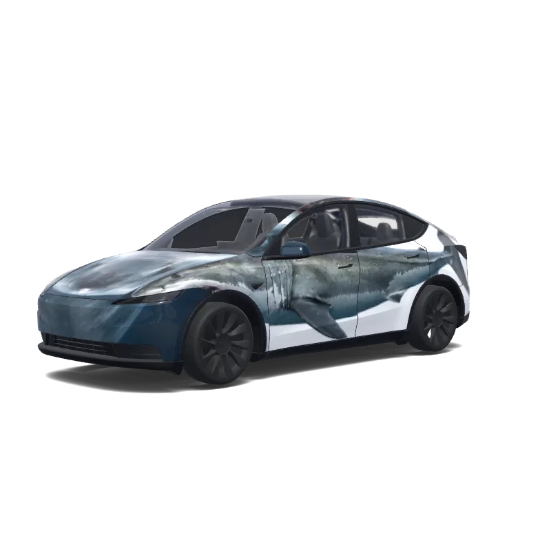 Tesla Model Y (2025+ Standard) custom wrap design