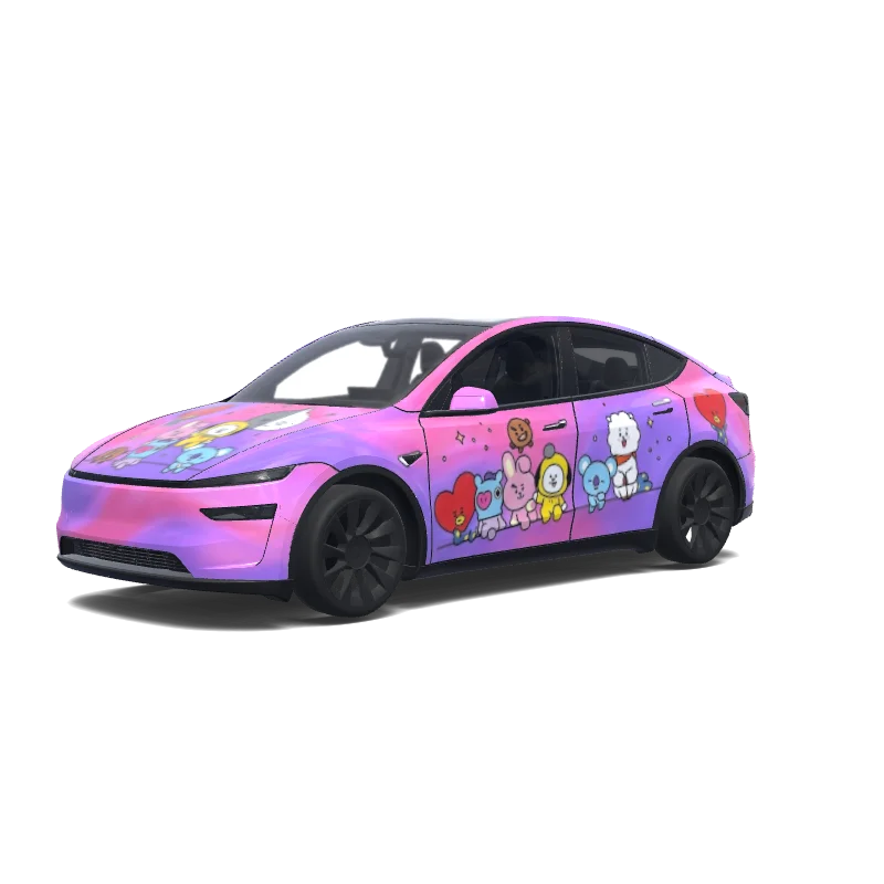 Tesla Model Y (2025+ Premium) custom wrap design