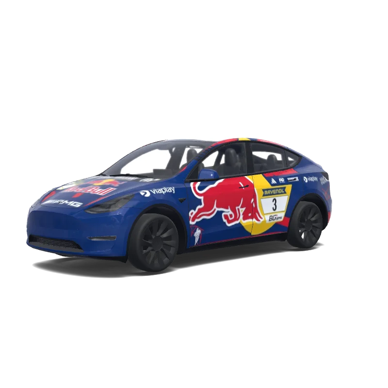 Diseño de wrap personalizado para Tesla Model Y
