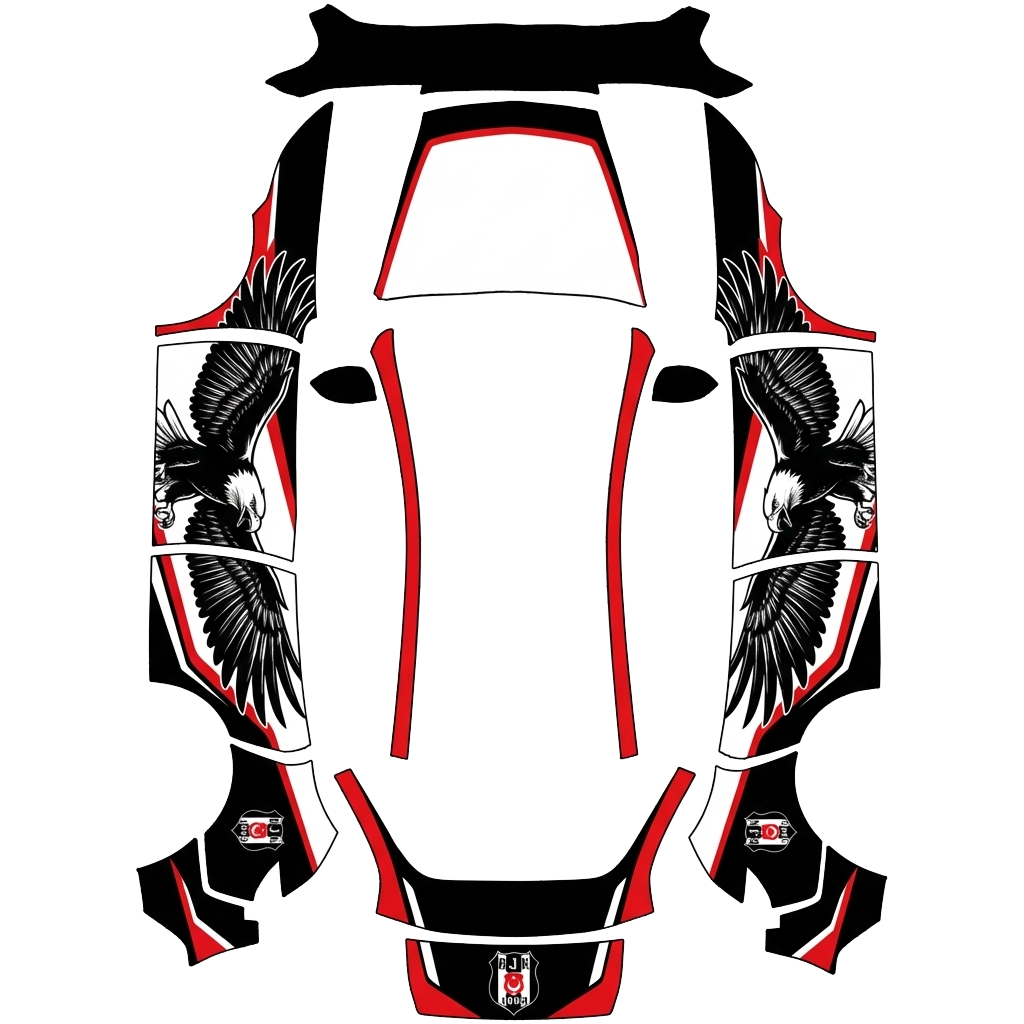 Model Y Wrap Design - flat wrap PNG for Model Y (2025+ Standard) Paint Shop