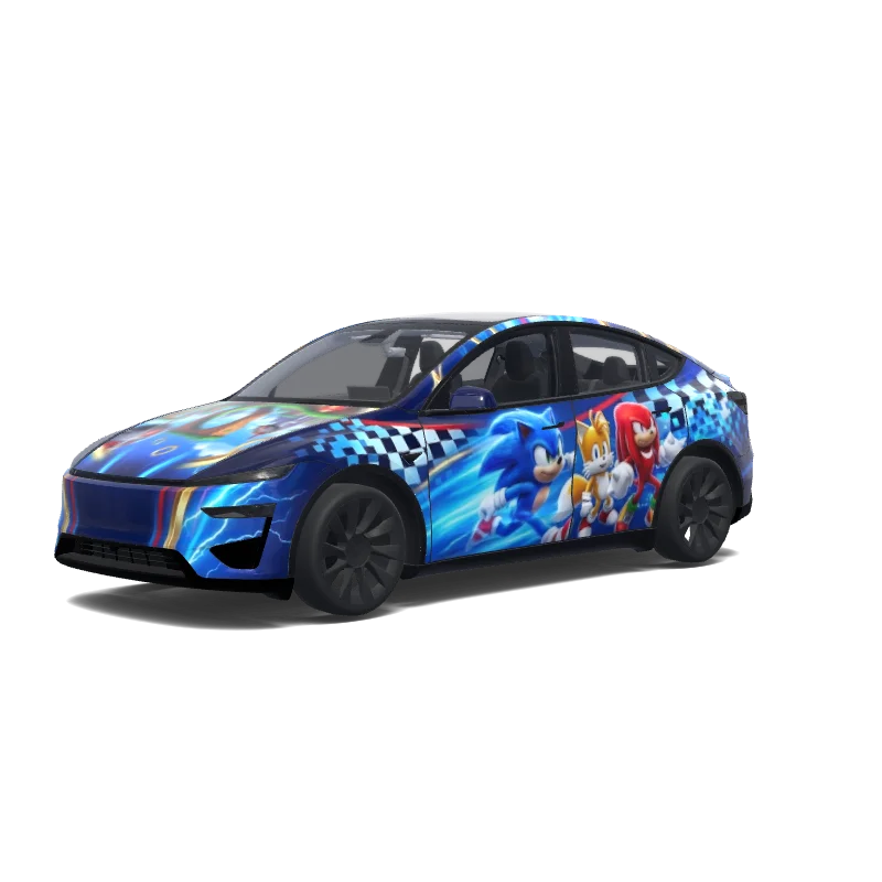 Tesla Model Y (2025+ Performance) custom wrap design