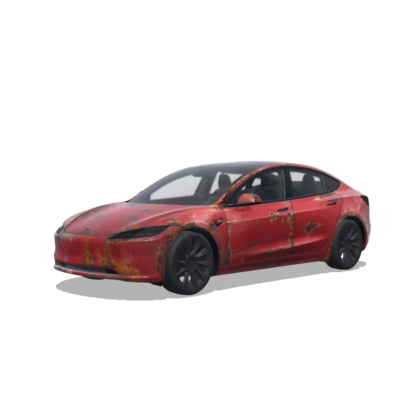 Tesla Model 3 (2024+ Standard/Premium) custom wrap design