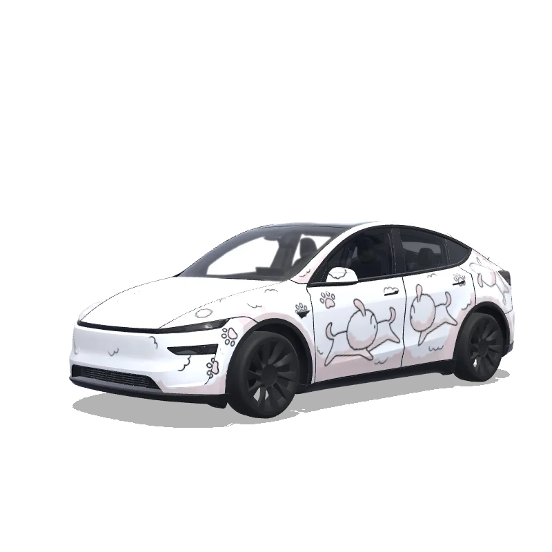 Tesla Model Y (2025+ Premium) custom wrap design
