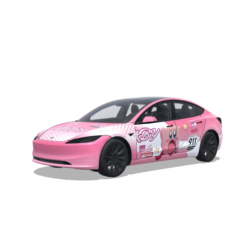 Tesla Model 3 (2024+ Standard/Premium) custom wrap design