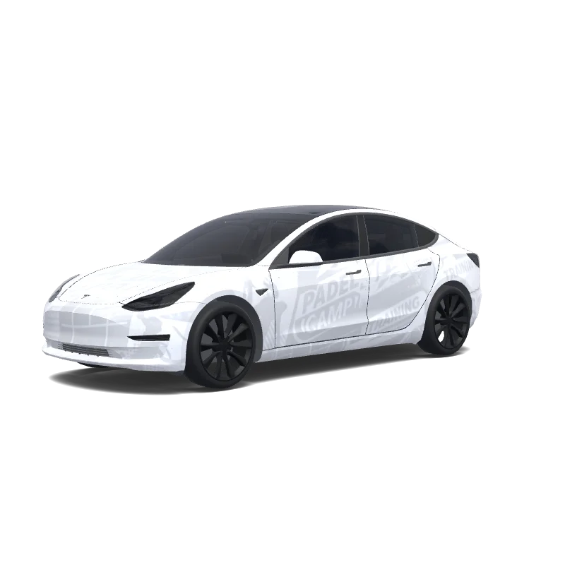 Tesla Model 3 커스텀 랩 디자인