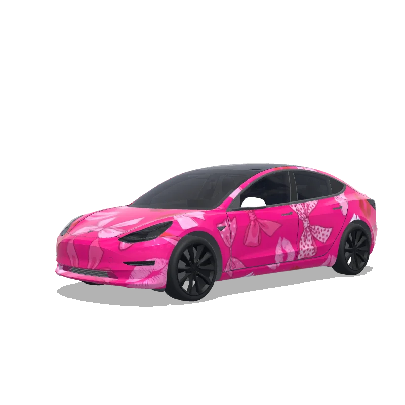 Tesla Model 3 custom wrap design