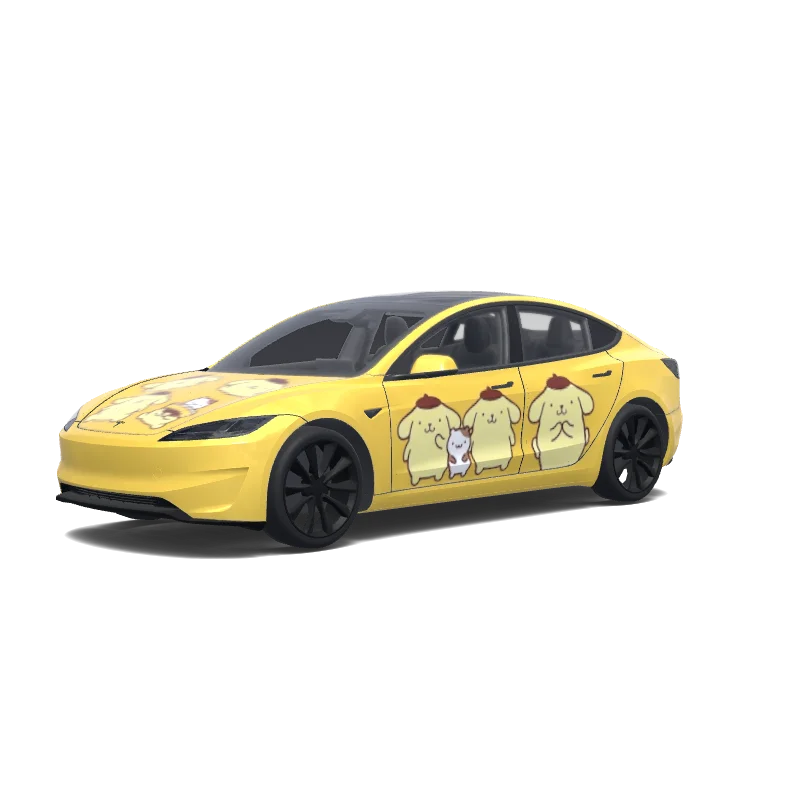 Tesla Model 3 (2024+ Performance) 커스텀 랩 디자인