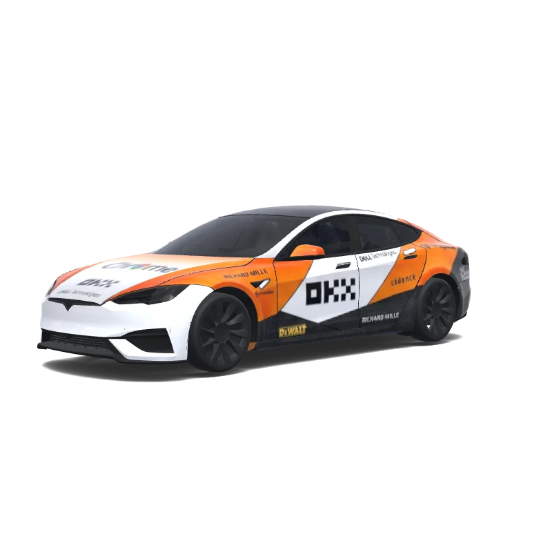 Tesla Model S (2025+ Plaid) aangepast wrap-ontwerp