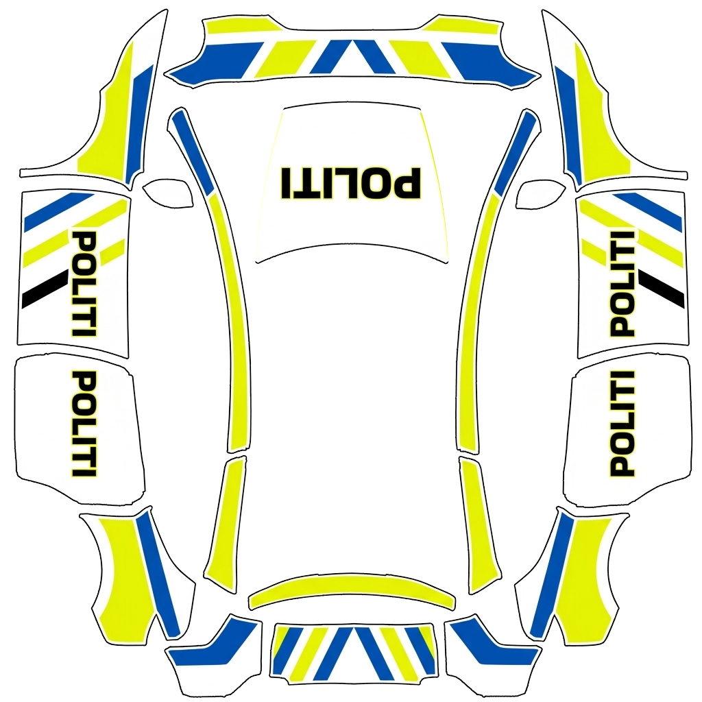 Model Y Wrap Design - flat wrap PNG for Model Y L Paint Shop