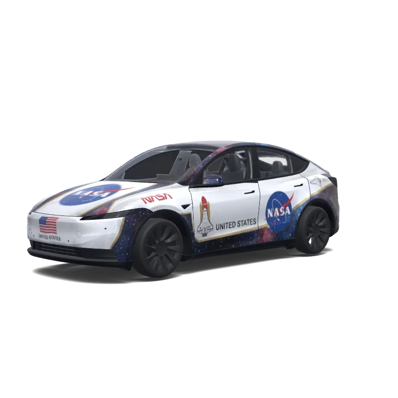 Tesla Model Y (2025+ Standard) custom wrap design
