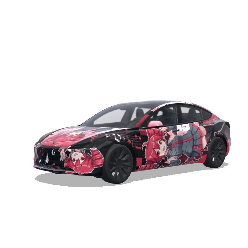 Tesla Model 3 (2024+ Standard/Premium) custom wrap design
