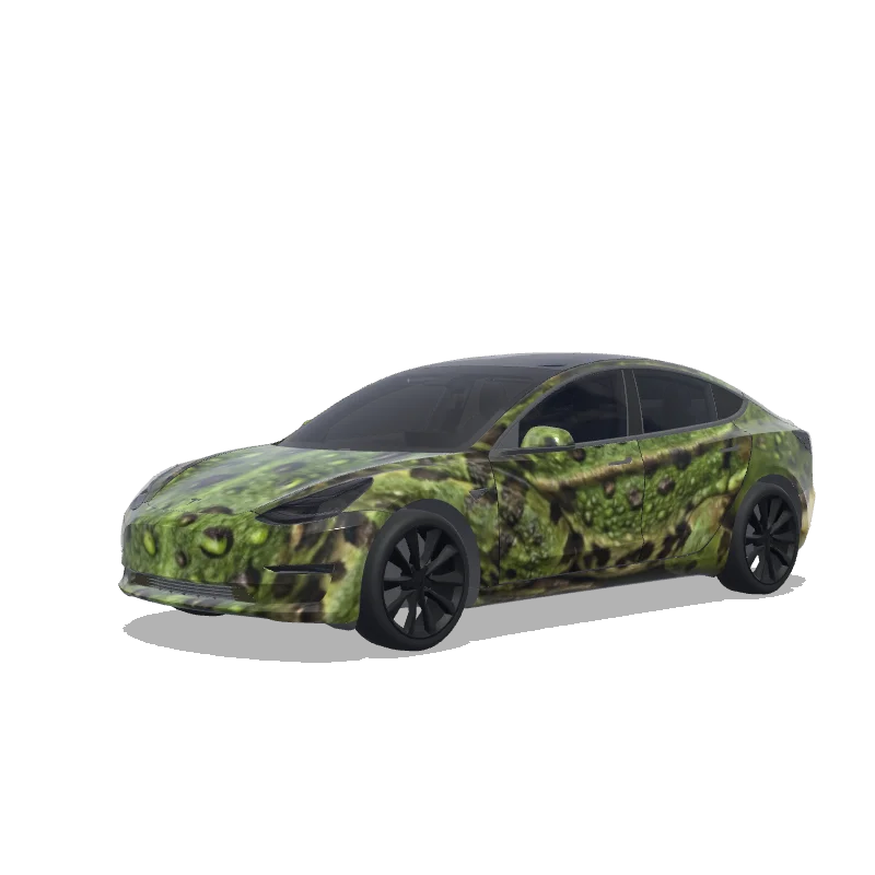 Tesla Model 3 custom wrap design
