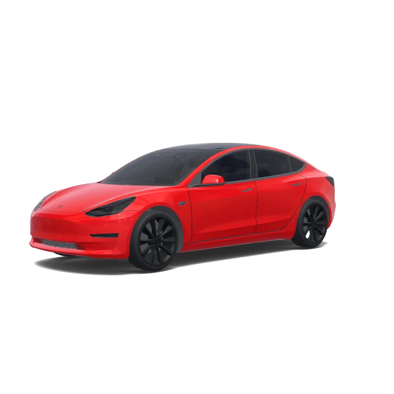 Diseño de wrap personalizado para Tesla Model 3