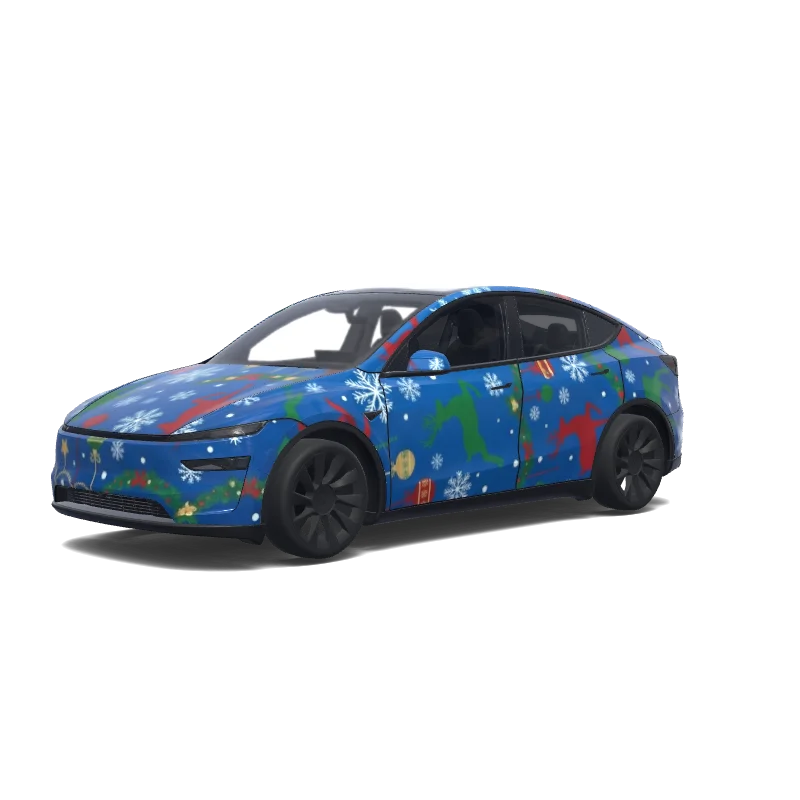 Tesla Model Y (2025+ Premium) custom wrap design