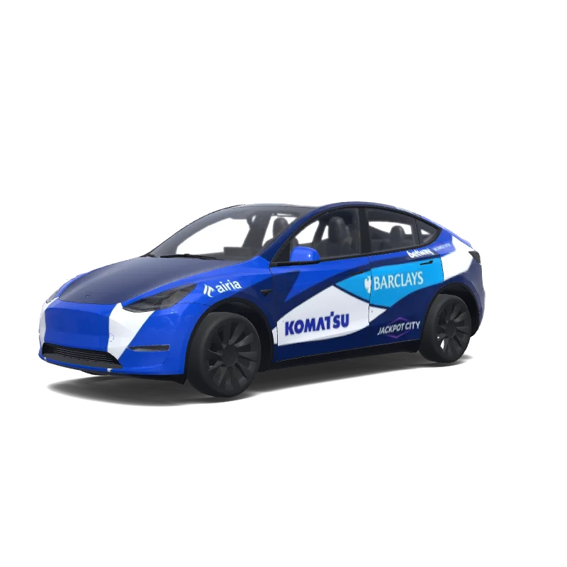 Tesla Model Y custom wrap design