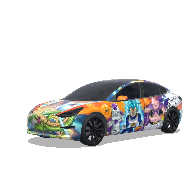 Tesla Model 3 custom wrap design