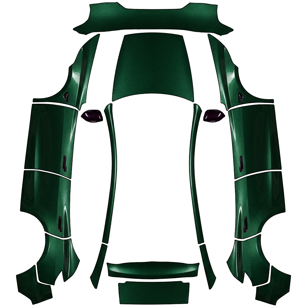 Model Y-folieringsdesign - flat wrap PNG for Model Y (2025+ Premium) Paint Shop