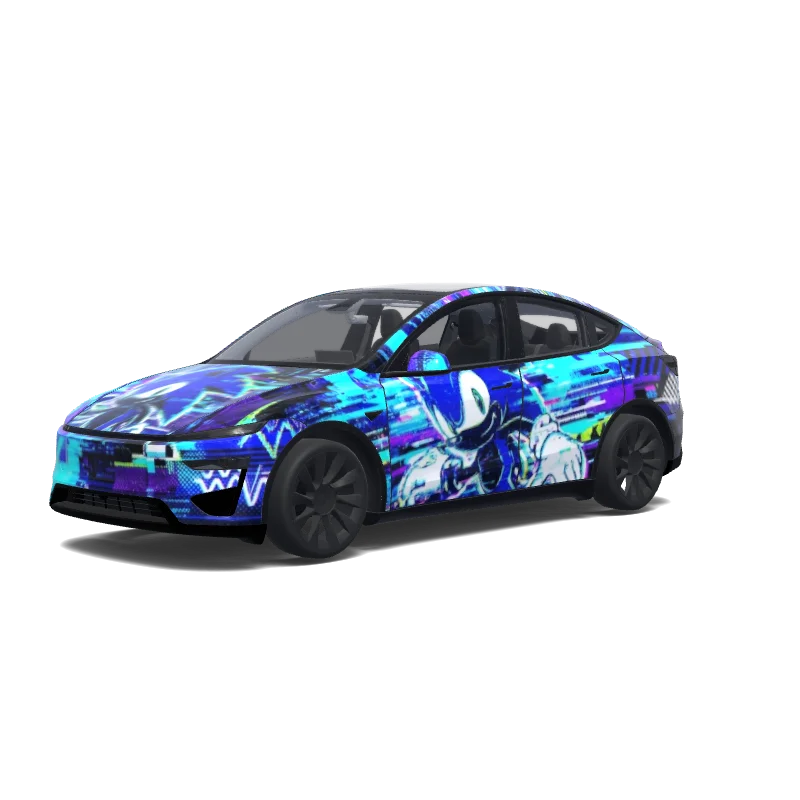 Tesla Model Y (2025+ Performance) custom wrap design