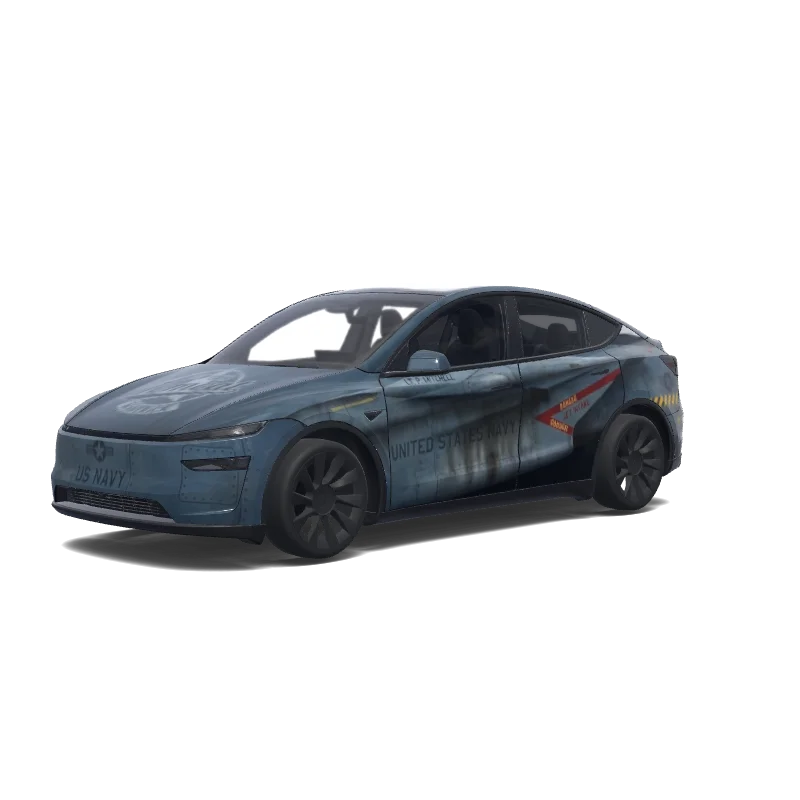 Tesla Model Y (2025+ Premium) tilpasset wrap-design
