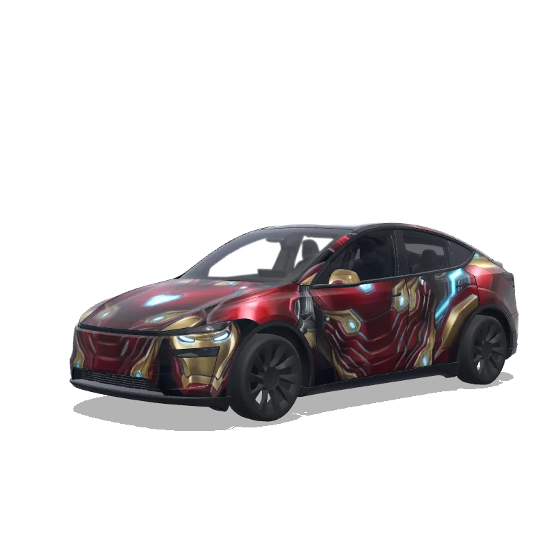 Tesla Model Y (2025+ Premium) custom wrap design