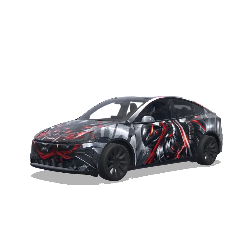 Tesla Model Y (2025+ Premium) custom wrap design