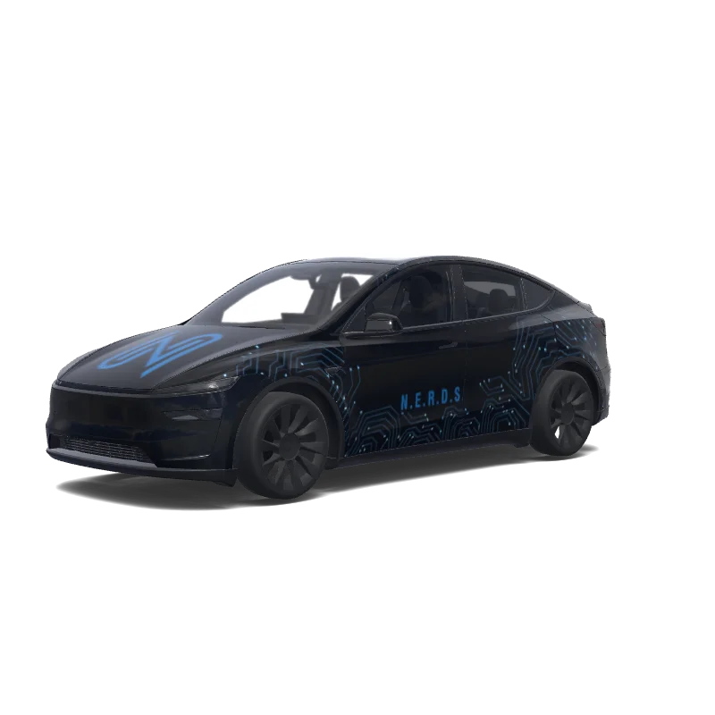 Tesla Model Y (2025+ Premium) custom wrap design