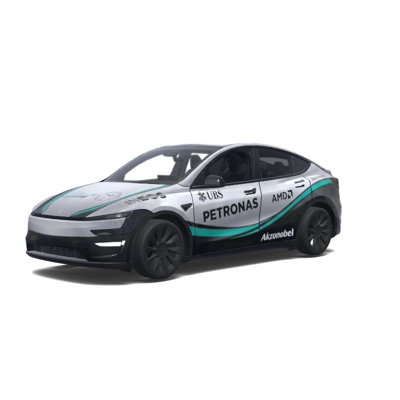 Tesla Model Y (2025+ Premium) tilpasset wrap-design