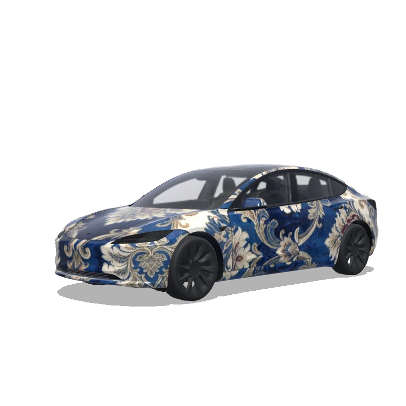 Tesla Model 3 (2024+ Standard/Premium) custom wrap design