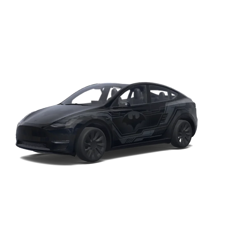 Tesla Model Y tilpasset wrap-design
