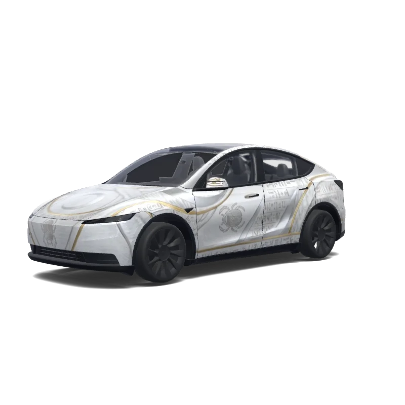 Tesla Model Y (2025+ Standard) custom wrap design