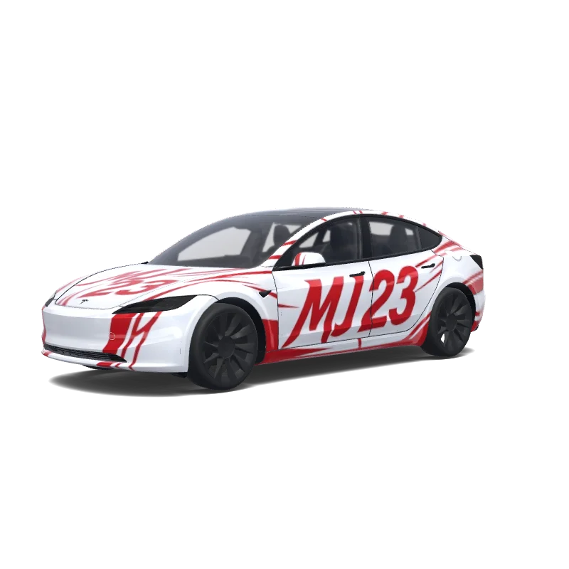 Tesla Model 3 (2024+ Standard/Premium) custom wrap design