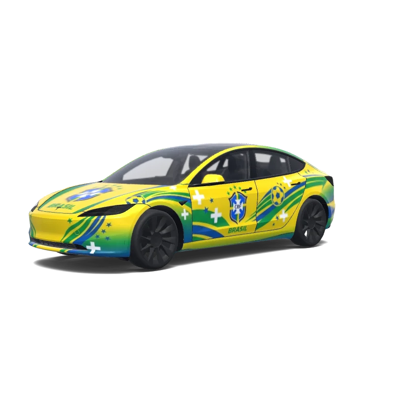 Tesla Model 3 (2024+ Standard/Premium) custom wrap design
