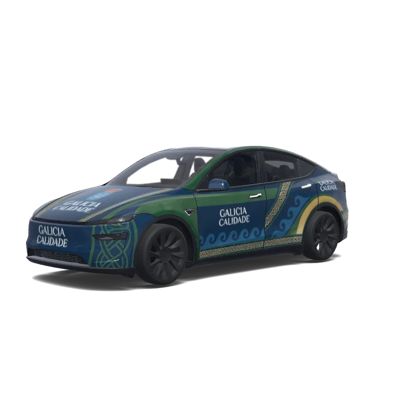 Tesla Model Y (2025+ Premium) custom wrap design