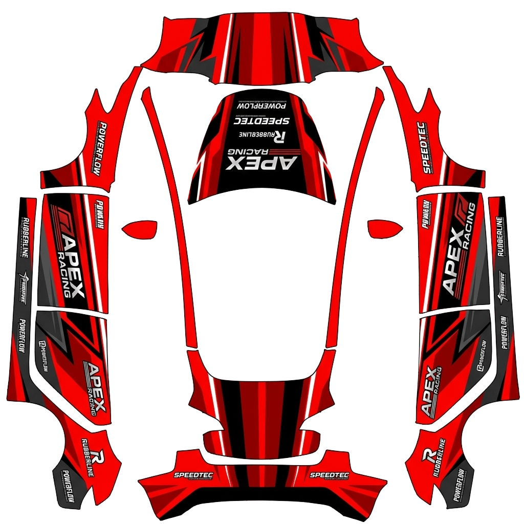 Model 3 Wrap Design - flat wrap PNG for Model 3 Paint Shop