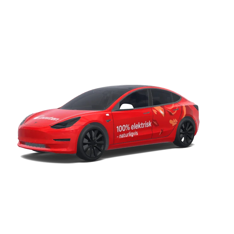 Tesla Model 3 custom wrap design