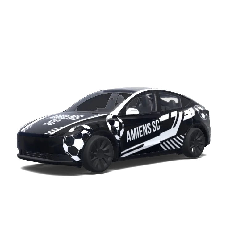 Tesla Model Y (2025+ Standard) custom wrap design