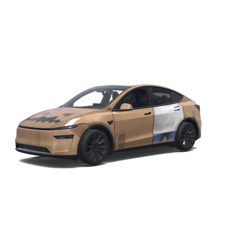 Tesla Model Y (2025+ Premium) custom wrap design