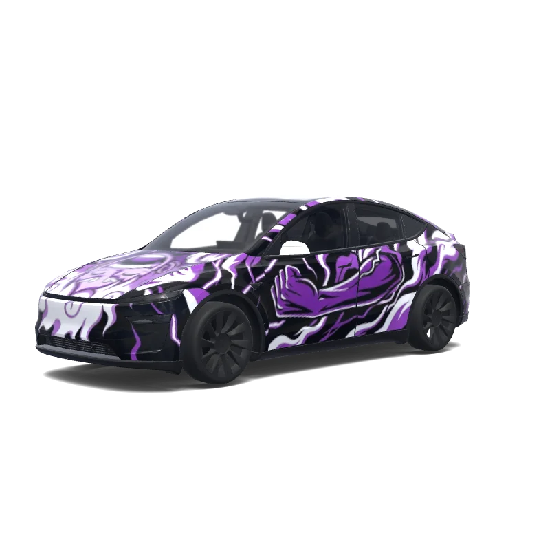 Tesla Model Y (2025+ Premium) custom wrap design