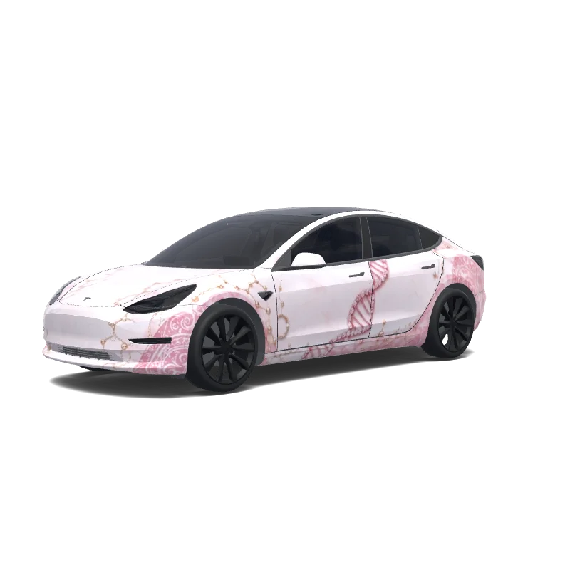 Tesla Model 3 custom wrap design