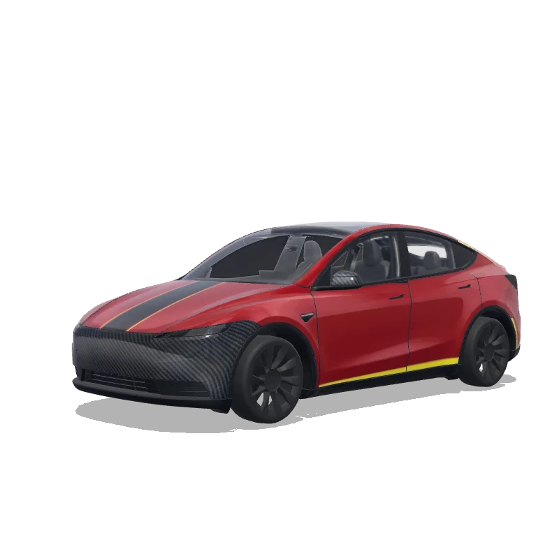 Diseño de wrap personalizado para Tesla Model Y (2025+ Standard)