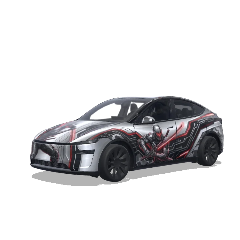 Tesla Model Y (2025+ Premium) custom wrap design