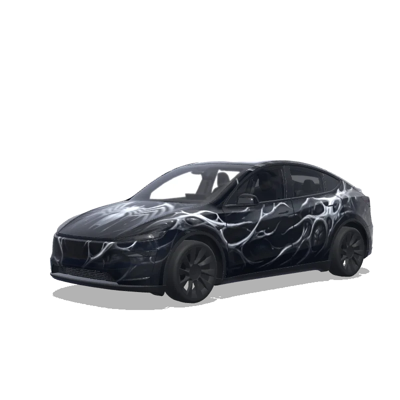 Tesla Model Y (2025+ Premium) custom wrap design