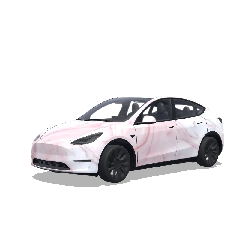 Tesla Model Y custom wrap design