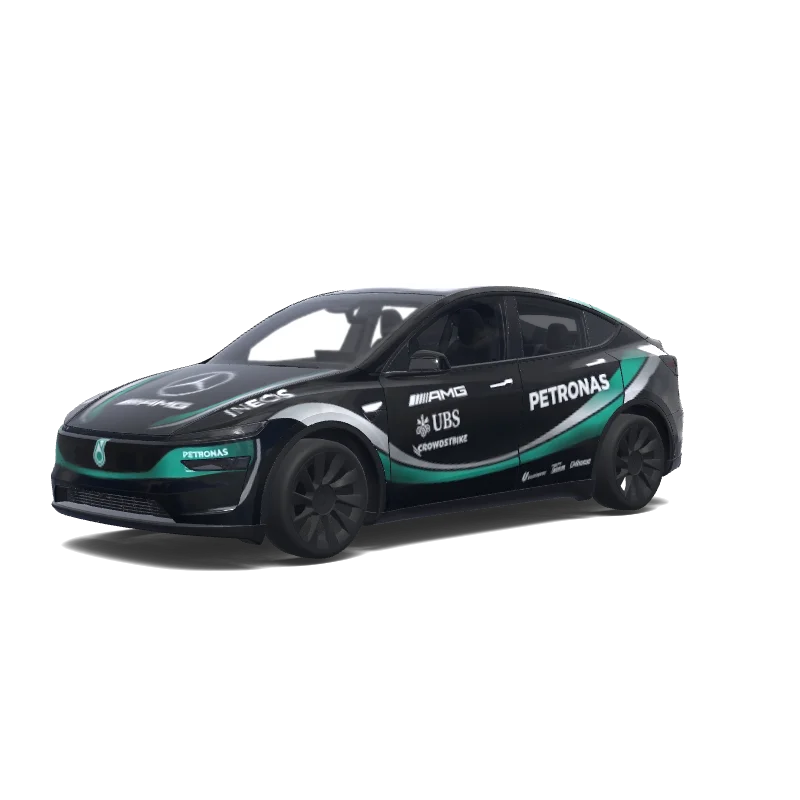 Tesla Model Y (2025+ Premium) tilpasset wrap-design