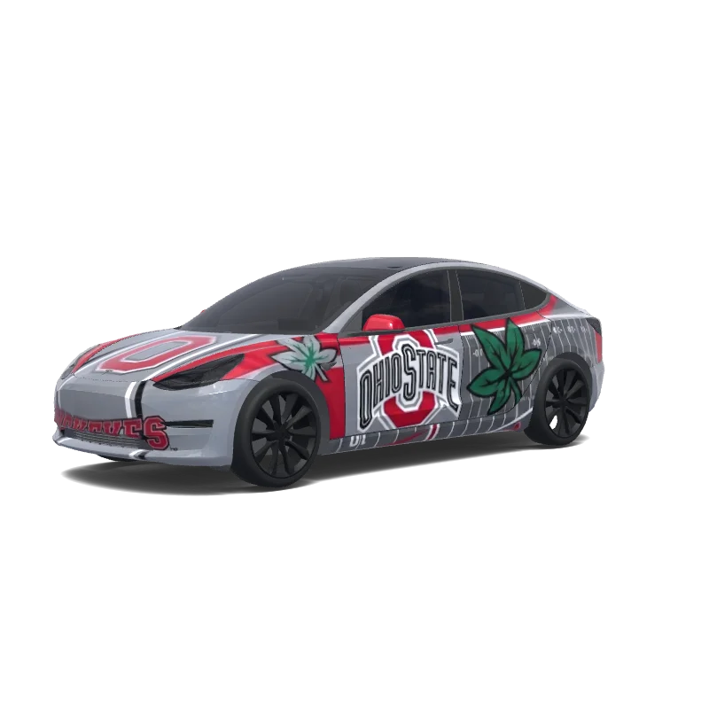 Tesla Model 3 custom wrap design