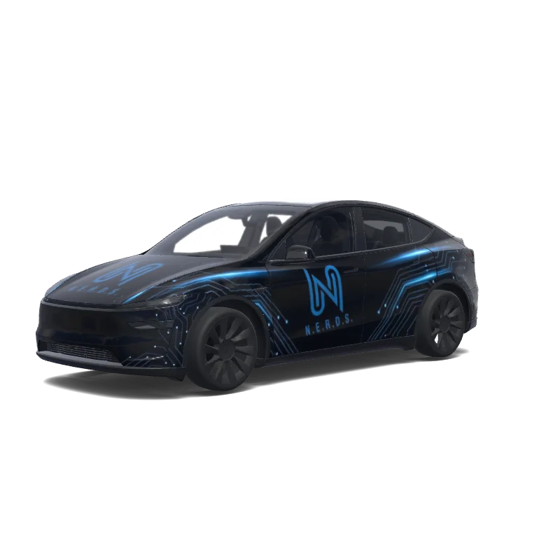 Tesla Model Y (2025+ Premium) custom wrap design
