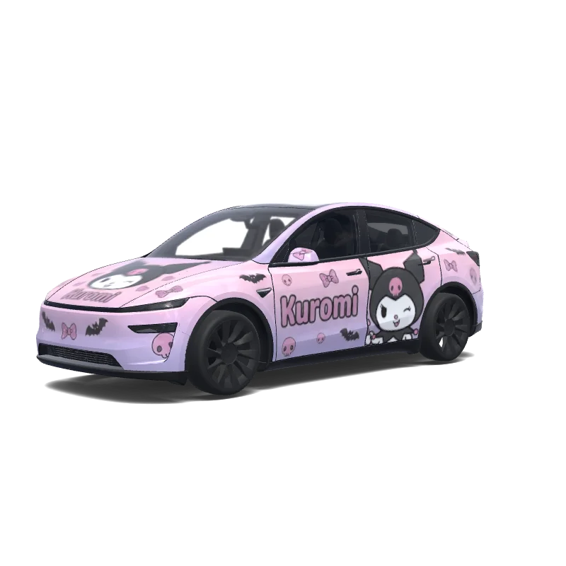 Tesla Model Y (2025+ Premium) tilpasset wrap-design