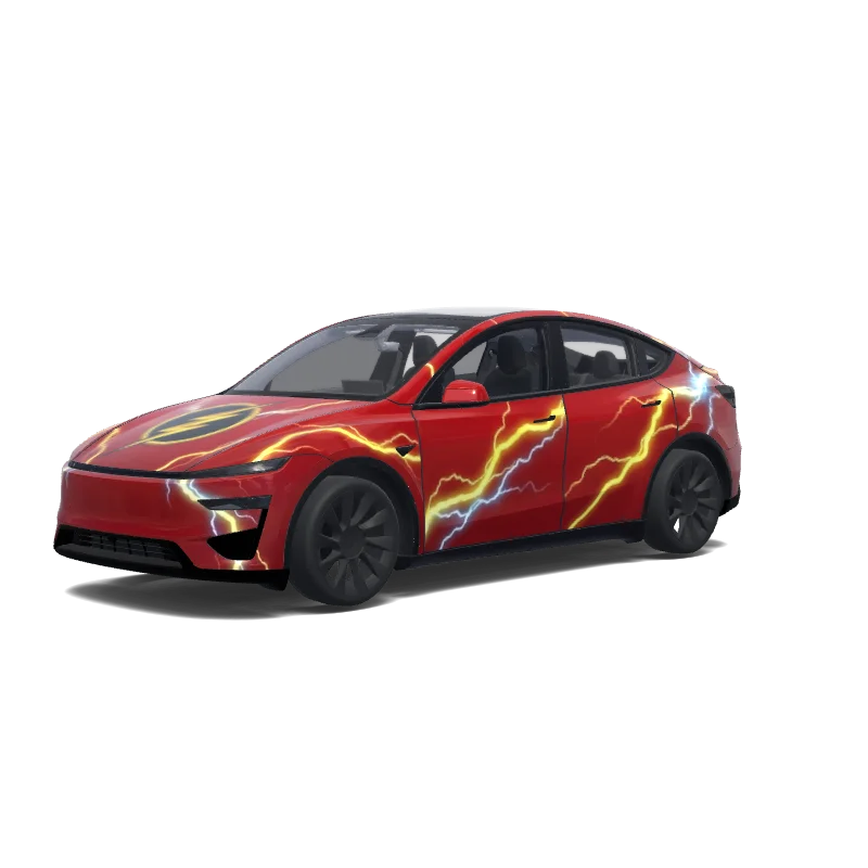 Tesla Model Y (2025+ Performance) custom wrap design
